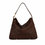 TÚI XÁCH NỮ DA THẬT MÀU NÂU ĐEN 4464597-28 – GIANNI CONTI - SẢN XUẤT THỦ CÔNG TẠI ITALY