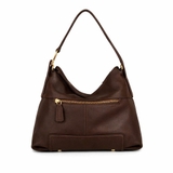 TÚI XÁCH NỮ DA THẬT MÀU NÂU ĐEN 4464597-28 – GIANNI CONTI - SẢN XUẤT THỦ CÔNG TẠI ITALY