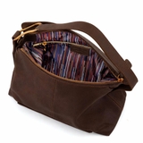 TÚI XÁCH NỮ DA THẬT MÀU NÂU ĐEN 4464597-28 – GIANNI CONTI - SẢN XUẤT THỦ CÔNG TẠI ITALY