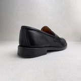 GIÀY LƯỜI DA THẬT NAM Alex-12_Black (0444) - MADE IN ITALY - SẢN XUẤT TẠI ITALY
