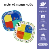 Thảm vẽ tranh nước, tranh tô màu nước ma thuật Mideer Magic Water Doodle Mat