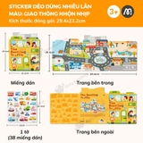 Miếng dán dùng nhiều lần Mideer Reusable Jelly Sticker Set