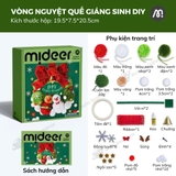 Vòng Nguyệt Quế Giáng Sinh Mideer Christmas Wreath - Trang Trí Noel Độc Đáo