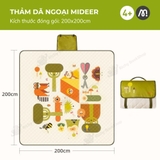 Lều dã ngoại chống thấm nước kèm thảm và ghế cho bé - Mideer Deer Camp Party