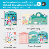 Miếng dán dùng nhiều lần Mideer Reusable Jelly Sticker Set