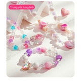 Hộp phụ kiện vòng cổ vòng tay DIY kèm charm Mideer Charm Bracelet Making Kit cho bé gái