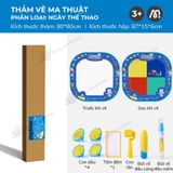 Thảm vẽ tranh nước, tranh tô màu nước ma thuật Mideer Magic Water Doodle Mat