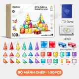 Đồ Chơi Xếp Hình Nam Châm Ánh Sáng Colorful Magnetic Tiles Mideer
