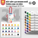Bút màu sáp hữu cơ kèm quai xách - Mideer Silky Crayon