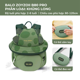 Balo đi học cho bé mầm non Zoyzoii Discovery series hat bag mã B80