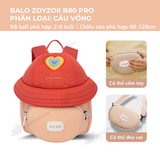 Balo đi học cho bé mầm non Zoyzoii Discovery series hat bag mã B80
