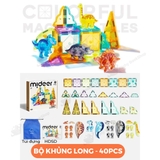 Đồ Chơi Xếp Hình Nam Châm Ánh Sáng Colorful Magnetic Tiles Mideer