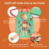 Mideer Human Body Magnetic Puzzle – Bộ Xếp Hình Nam Châm Cơ Thể Người