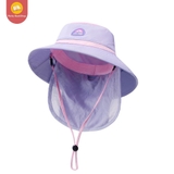 Mũ chống nắng rộng vành chống tia UV cho bé Zoyzoii Large Brim Sun Hat mã B62