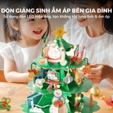 Xếp Hình Cây Thông Noel 3D Kèm Đèn Và Hộp Nhạc Phát Nhạc DIY Mideer: Quà Tặng Giáng Sinh Độc Đáo Cho Bé Yêu