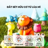 Đất Nặn Gạo Hữu Cơ Không Dính Tay, Dùng Nhiều Lần - Mideer Rice Colour Clay