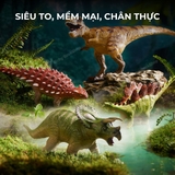 Mô Hình Khủng Long Kỷ Jurassic Size Lớn Cao Cấp, Tyrannosaurus Rex, Triceratops, Stegosaurus, Ankylosaurus