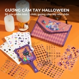 Hình xăm cho bé, dán móng tay phát sáng Mideer Halloween dress up sticker pack