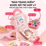 Mideer 3in1 Dress up game set Princess Fantasy Makeup - Bộ trang điểm và thiết kế tổng hợp cho bé