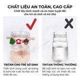 Zoyzoii Nature Paradise Cup Mã E6 – Bình Nước Tritan Cao Cấp An Toàn Cho Bé