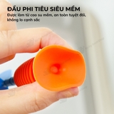 Phi tiêu cao su kèm sticker hồng tâm Mideer Suction Dart, Đồ chơi phi tiêu cho bé