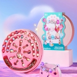 Vòng tay cho bé gái kèm charm lắc tay Mideer Girls Power Lacing Beads Fantastic Garden Hộp quà tặng