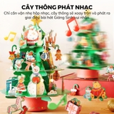 Xếp Hình Cây Thông Noel 3D Kèm Đèn Và Hộp Nhạc Phát Nhạc DIY Mideer: Quà Tặng Giáng Sinh Độc Đáo Cho Bé Yêu