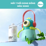 Máy Thổi Bong Bóng Tự Động Kèm Pin Và Dây Đeo Cho Bé - Monster Bubbles Mideer