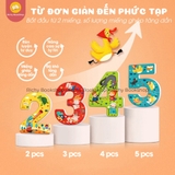 Bộ Đồ Chơi Xếp Hình Đầu Đời cho bé - My First Puzzle Mideer