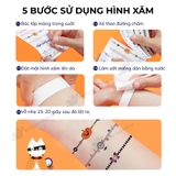 Hình xăm cho bé, dán móng tay phát sáng Mideer Halloween dress up sticker pack