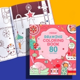 Đồ Chơi Thủ Công Mỹ Thuật 80 Bức Tranh Tô Màu Cho Bé