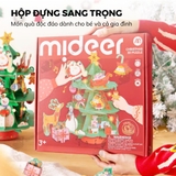 Xếp Hình Cây Thông Noel 3D Kèm Đèn Và Hộp Nhạc Phát Nhạc DIY Mideer: Quà Tặng Giáng Sinh Độc Đáo Cho Bé Yêu