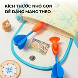 Phi tiêu cao su kèm sticker hồng tâm Mideer Suction Dart, Đồ chơi phi tiêu cho bé