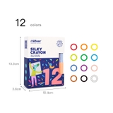 Bút Sáp Màu, Bút Sáp Lụa Hữu Cơ - Mideer Silky Crayon