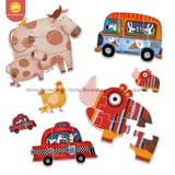 Bộ Đồ Chơi Xếp Hình Đầu Đời cho bé - My First Puzzle Mideer