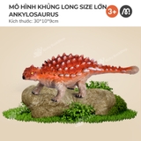Mô Hình Khủng Long Kỷ Jurassic Size Lớn Cao Cấp, Tyrannosaurus Rex, Triceratops, Stegosaurus, Ankylosaurus