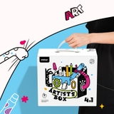 Bộ bút màu hữu cơ Mideer Arsist' Box 4 in 1 - kèm vở tô màu cho bé