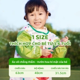 Áo vẽ chống thấm nước cho bé - Mideer Finger Paint Waterproof Coat