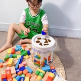 Đồ Chơi Gỗ Thông minh Creative Building Blocks Mideer