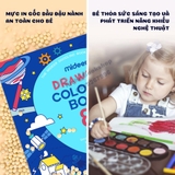 Đồ Chơi Thủ Công Mỹ Thuật 80 Bức Tranh Tô Màu Cho Bé