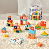 Đồ Chơi Gỗ Thông minh Creative Building Blocks Mideer