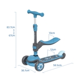 Xe Scooter Cao Cấp Mideer Scooter 2 in 1