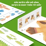 Giấy gấp Origami Các Con Vật - MIDEER ORIGAMI PAPER ANIMALS
