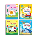Sách - Bộ Vở Viết Xóa Được - Wipe Clean - Trò chơi phát triển trí tuệ bộ 04 cuốn