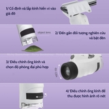 Kính Hiển Vi Cầm Tay Mini Cho Bé - Topbright Portable Microscope (Phóng đại từ 60-120 lần)