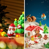 Bộ 9 Hộp Đất Nặn, Đất Sét Cao Cấp Chủ Đề Giáng Sinh - Mideer Borax Free Clay Christmas Carol