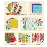 Bộ 60 Tờ Giấy Thủ Công Họa Tiết Noel Trang Trí Giáng Sinh - Mideer Origami Christmas