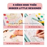 Sổ Tay Thiết Kế Thời Trang Cho Bé Từ 5+ Tuổi - Mideer Little Designer