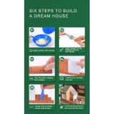 Bộ Xây Dựng Kiến Trúc Nhà Cửa DIY 217pcs Mideer