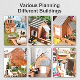 Bộ Xây Dựng Kiến Trúc Nhà Cửa DIY 217pcs Mideer
